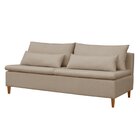 Sofá Living 3 Lugares 180cm Maya Celflex Cru