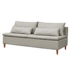 Sofá Living 3 Lugares 180cm Maya Celflex Gelo