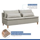 Sofá Living 3 Lugares 180cm Maya Celflex Gelo