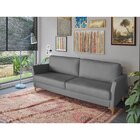 Sofá Living 3 Lugares 180cm Molas Ensacadas Com Almofadas Heb