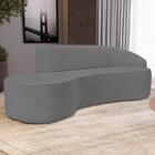 Sofá Living 3 Lugares 210cm Braço Direito Mozart D06 Linho Ci