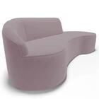 Sofá Living 3 Lugares 230cm Braço Esquerdo Mozart D06 Veludo