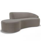 Sofá Living 3 Lugares 260cm Braço Direito Mozart D06 Boucle B