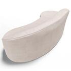 Sofá Living 3 Lugares 260cm Braço Direito Mozart D06 Linho Cr