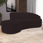 Sofá Living 3 Lugares 260cm Braço Direito Mozart D06 Sintétic