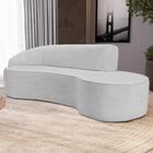 Sofá Living 3 Lugares 260cm Braço Esquerdo Mozart D06 Linho C