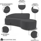 Sofá Living 3 Lugares 260cm Braço Esquerdo Mozart D06 Veludo