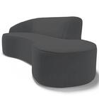 Sofá Living 3 Lugares 260cm Braço Esquerdo Mozart D06 Veludo