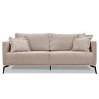 Sofá Living 3 Lugares 2 00m Sirius Linho Pés Metálicos - Pall