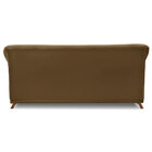 Sofá Living 3 Lugares 2 00m Vênus Suede Pés Castanho - Pallaz