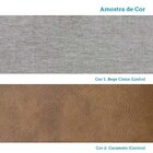 Sofá Living 3 Lugares Bipartido Com Pés Em Madeira Maciça 172