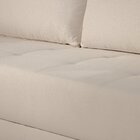 Sofá Living 3 Lugares Em Linho Orion Bege Claro