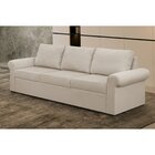 Sofá Living 3 Lugares Em Linho Tarsila Yescasa Bege