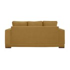 Sofá Living 3 Lugares Em Veludo Filadélfia Yescasa Mostarda