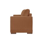 Sofá Living 3 Lugares Em Veludo Filadélfia Yescasa Terracota