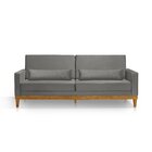 Sofá Living 3 Lugares Julie 180cm Linha Cinza