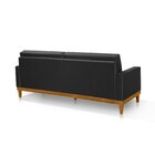 Sofá Living 3 Lugares Julie 220cm Nabas Estofados Preto