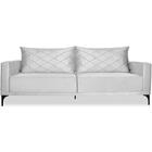 Sofa Living 3 Lugares Nori 200cm Veludo Deluxe Ezz