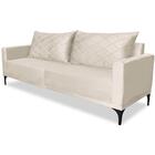 Sofa Living 3 Lugares Nori 200cm Veludo Deluxe Ezz
