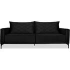 Sofa Living 3 Lugares Nori 200cm Veludo Deluxe Ezz