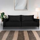 Sofa Living 3 Lugares Nori 220cm Veludo Deluxe Ezz