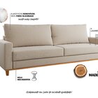 Sófa Living 4 Lugares 2,2m Linhos Ares