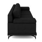 Sofá Living 4 Lugares 255cm Agostino Pés Design Em Ferro Cour