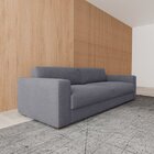 Sofá Living 4 Lugares 260 Living Contemporâneo Mescla Cinza C