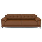 Sofá Living 4 Lugares 275cm Agostino Pés Design Em Ferro Cour