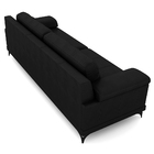 Sofá Living 4 Lugares 275cm Agostino Pés Design Em Ferro Cour