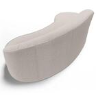 Sofá Living 4 Lugares 280cm Braço Direito Mozart D06 Boucle B