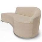 Sofá Living 4 Lugares 280cm Braço Direito Mozart D06 Linho Be