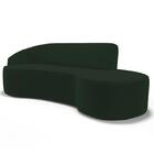 Sofá Living 4 Lugares 300cm Braço Esquerdo Mozart D06 Veludo