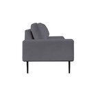 Sofá Living 4 Lugares Arezzo Invertido 304cm Grafite