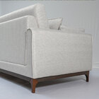 Sofá Living 5 Lugares Porto Belo 280cm Debrum Braço Curvo Red