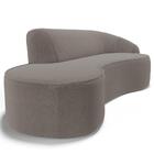 Sofá Living  2 Lugares 180cm Braço Direito Mozart D06 Bouclê