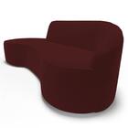 Sofá Living  2 Lugares 180cm Braço Direito Mozart D06 Veludo