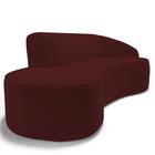 Sofá Living  2 Lugares 180cm Braço Direito Mozart D06 Veludo