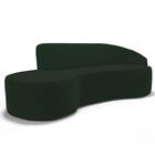 Sofá Living  2 Lugares 180cm Braço Direito Mozart D06 Veludo