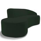 Sofá Living  2 Lugares 180cm Braço Direito Mozart D06 Veludo