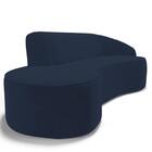 Sofá Living  2 Lugares 180cm Braço Direito Mozart D06 Veludo