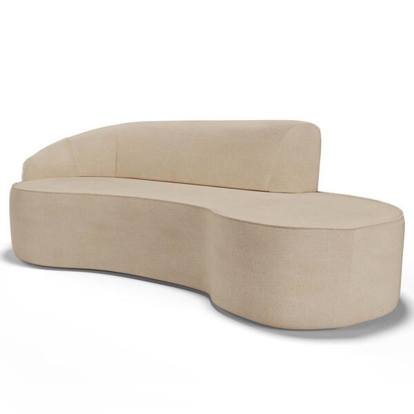 Sofá Living  2 Lugares 180cm Braço Esquerdo Mozart D06 Linho