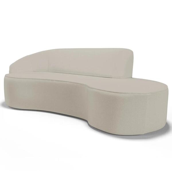 Sofá Living  2 Lugares 180cm Braço Esquerdo Mozart D06 Sintét