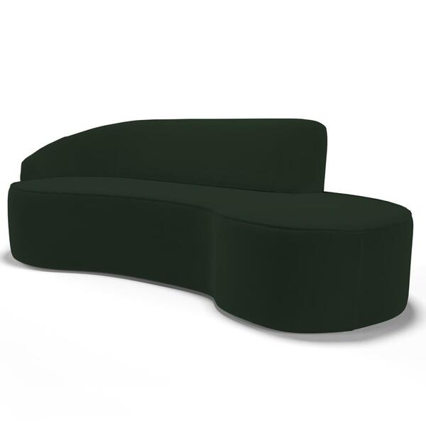 Sofá Living 3 Lugares 230cm Braço Esquerdo Mozart D06 Veludo