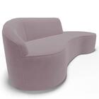 Sofá Living  3 Lugares 230cm Braço Esquerdo Mozart D06 Veludo