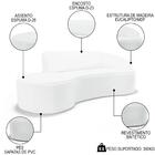 Sofá Living  3 Lugares 260cm Braço Direito Mozart D06 Sintéti