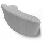 Sofá Living  3 Lugares 260cm Braço Esquerdo Mozart D06 Bouclê