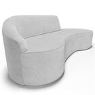 Sofá Living  3 Lugares 260cm Braço Esquerdo Mozart D06 Linho