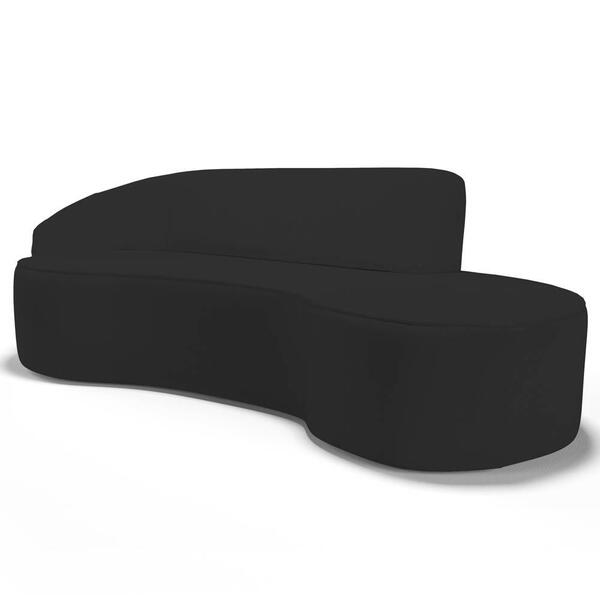 Sofá Living 3 Lugares 260cm Braço Esquerdo Mozart D06 Sintét