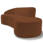 Sofá Living  4 Lugares 280cm Braço Esquerdo Mozart D06 Veludo